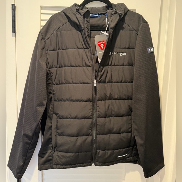 JPMorgan Black Men's Cutter & Buck Jacket